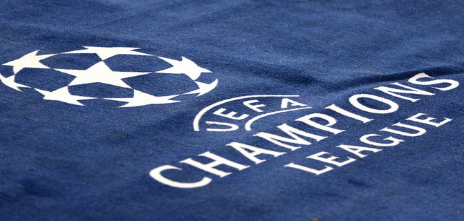 Champions League Logo on Carpet
