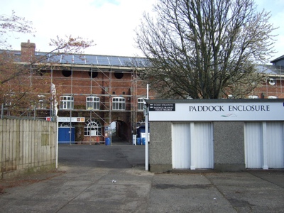 Entrance to Thirsk Racecourse