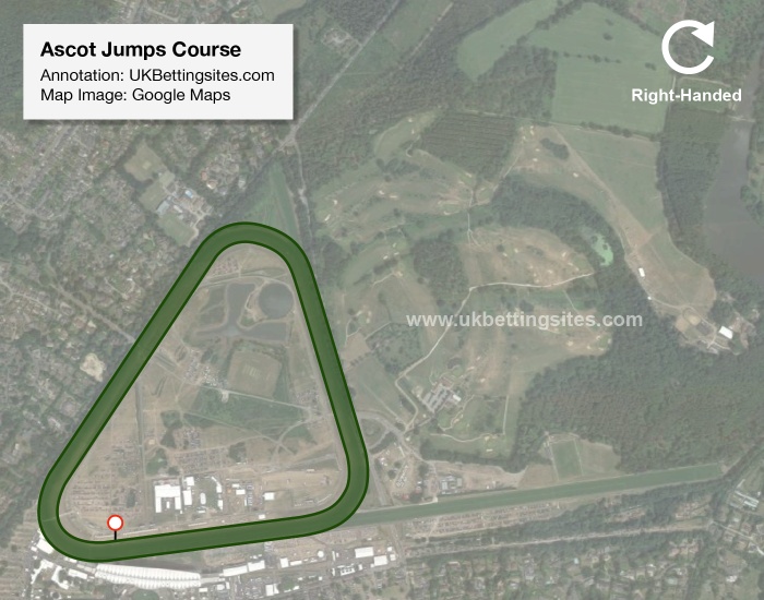 Ascot Jumps Racecourse Map