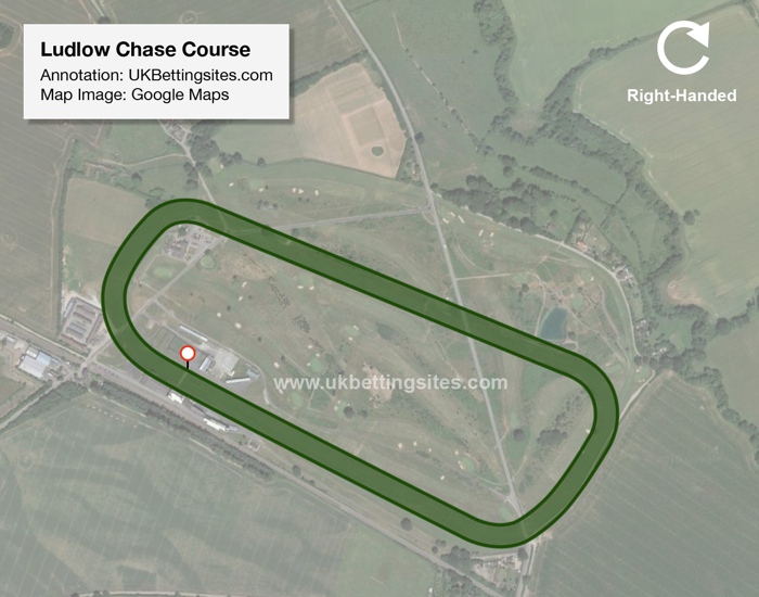 Ludlow Chase Racecourse Map