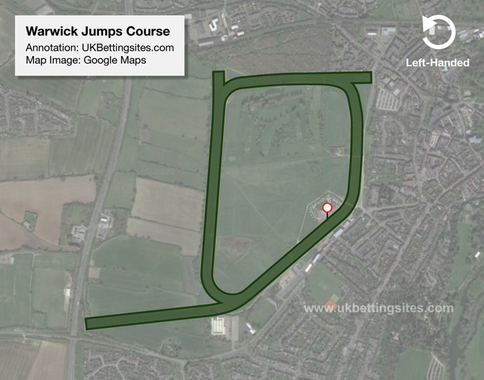 Warwick Jumps Racecourse Map