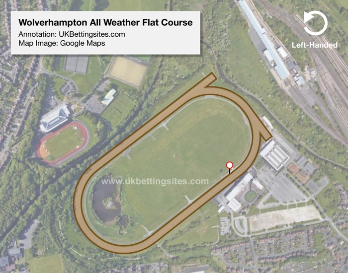 Wolverhampton AW Flat Racecourse Map