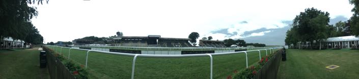 Panoramic of Newmarket Racecourse Track